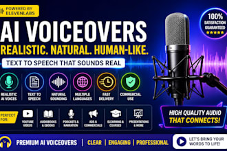 create realistic ai voiceovers using elevenlabs
