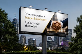 digital billboard banner ad design retractable banner roll up banner yard sign