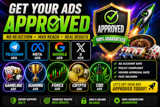 do gamble ads igaming ads approve telegram ads x meta google forex crypto cbd ad
