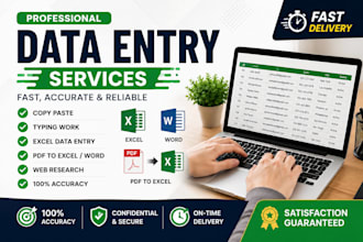data entry specialist,ai prompt writer, msword,excel