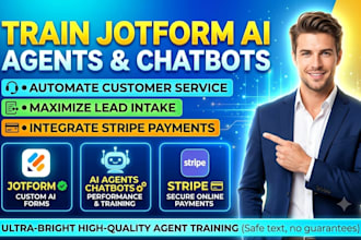 train jotform ai agents chatbot to automate customer service lead intake stripe