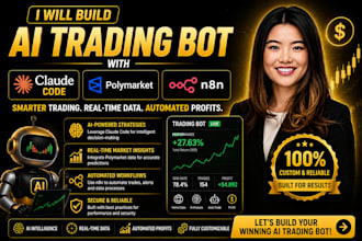 build ai trading bot with claude code, polymarket and n8n