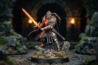 turn your dnd character into a custom painted miniature