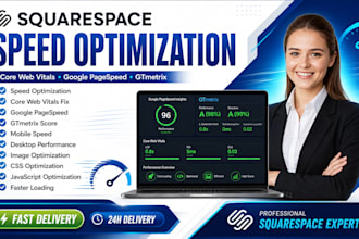 optimize squarespace speed performance core web vitals and pagespeed score