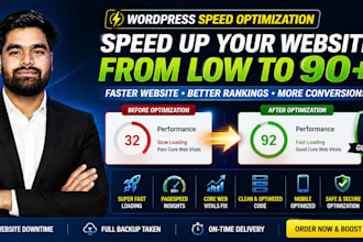 improve wordpress website speed, performance