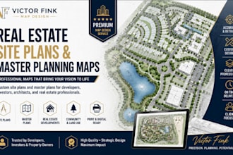 design detailed real estate site plans and master planning maps