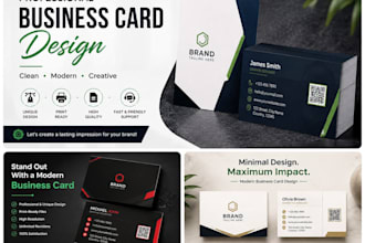 create modern business cards