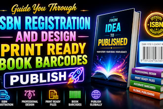 guide you through isbn registration and design print ready book barcodes publish