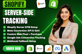 setup shopify server side ads conversion tracking via stape