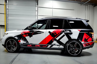 car wrap vehicle wrap truck wrap racing car wrap