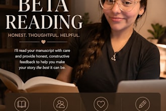 honest beta reading with constructive feedback