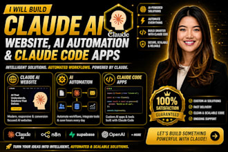 build claude ai website, ai automation and claude code apps