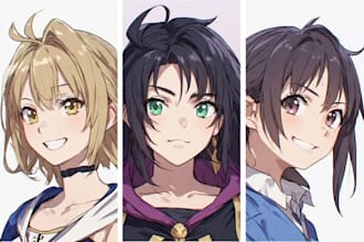 make custom anime portrait