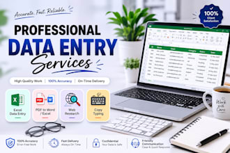 deliver professional data entry with guaranteed accuracy