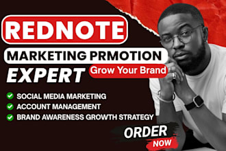 rednote xiaohongshu marketing promotion social media manager business marketing
