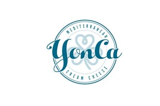 design healthy mediterranean dairy spread logo