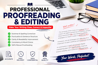 proofread, edit, and improve your writing for clarity