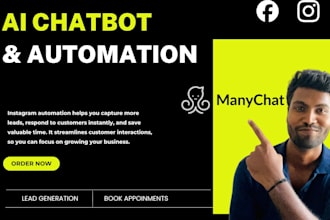 create an ai chatbot for your social media with manychat