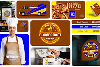 do restaurant logo brand identity guideline food brand packaging pet food label