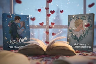 design professionally fantasy erotica or romance book cover
