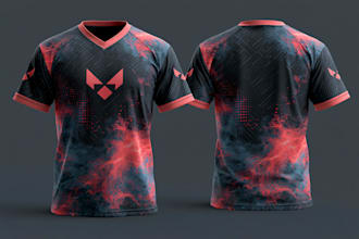 design jersey or uniform for sublimation