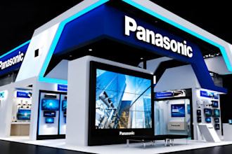 design your custom 3d trade show booth and exhibition stand for US shows