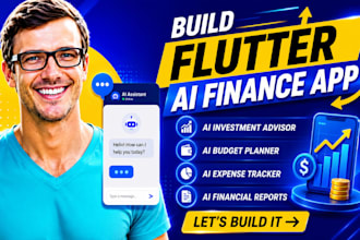 develop flutter ai finance app investment budget expense flutter ai mobile app