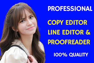 do book editing and formatting professionally