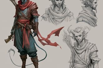 dnd character or dnd character design