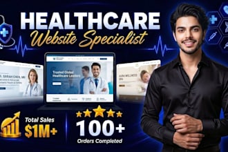 design medical, doctor, healthcare or spa wordpress website