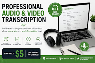 transcribe audio to text
