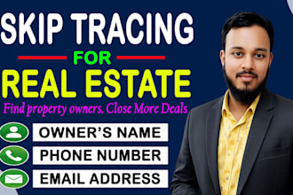 do real estate skip tracing and property owner research