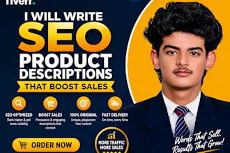 write SEO product descriptions that boost sales