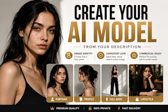 create a realistic ai model for your brand