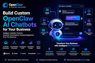 build custom openclaw ai chatbots for your business