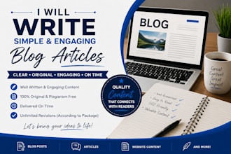 write simple and engaging blog articles