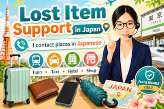 help you find lost items in japan