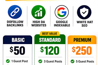 provide high da tech guest post backlinks for link building