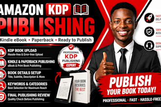 publish your kindle ebook and paperback on amazon kdp