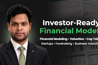build investor ready financial model and cap table for startups and businesses