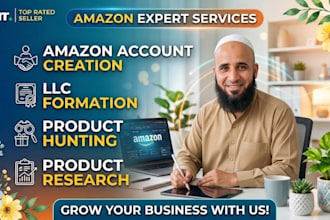 register your llc and create amazon account and do product research