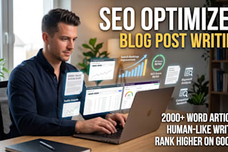 write SEO optimized blog posts