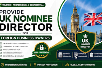 provide professional UK nominee director for foreign business owners