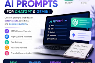 write professional chatgpt and gemini prompts for your needs