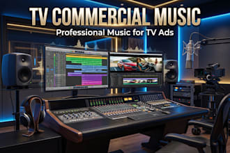 compose professional TV and radio commercial music