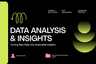 analyze and visualize your data for actionable insights