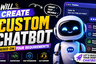 create custom chatbot based on your requirements