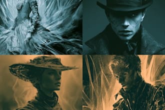 design a horror, thriller or dark fantasy book cover
