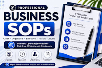 create clear and professional business sops
