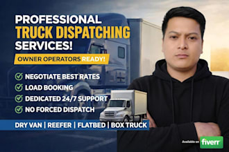 provide professional freight dispatch services for owner operators and fleets